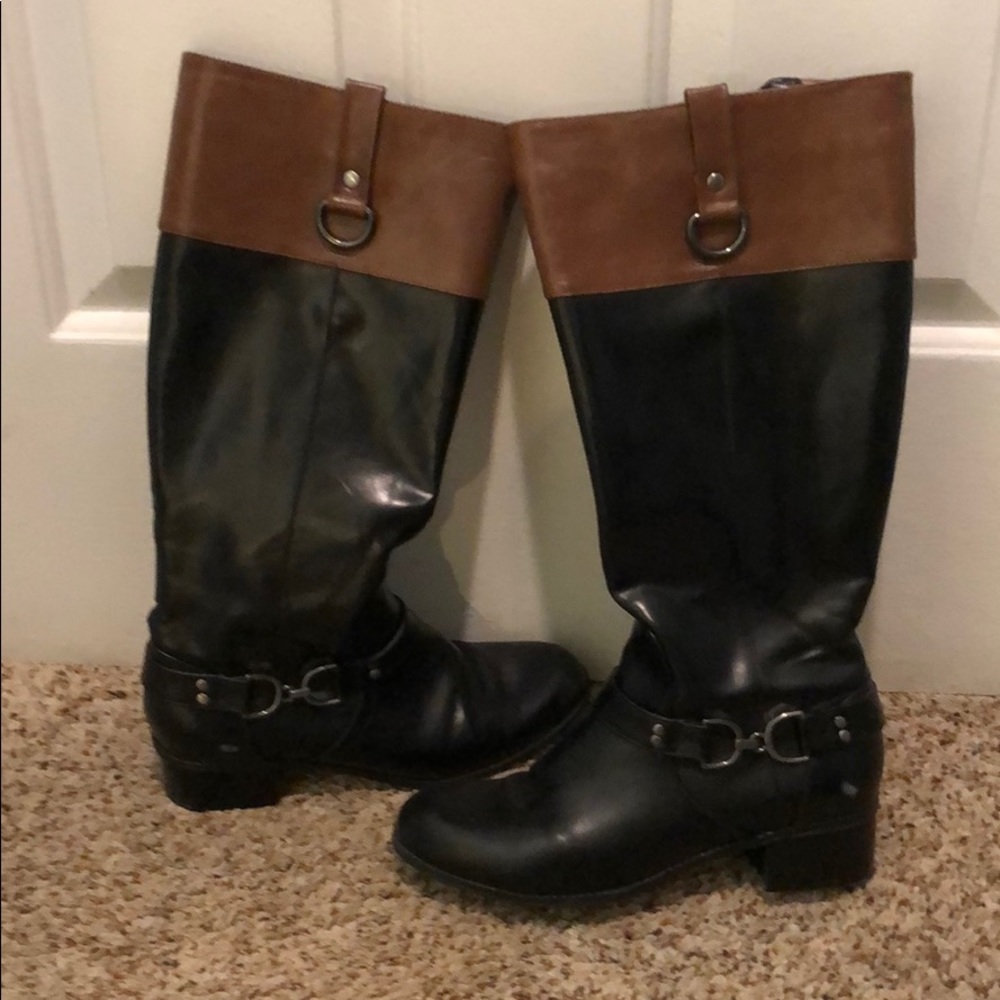 Black boots